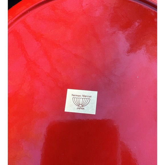 Vintage Neiman Marcus Japan Christmas Bar Ice Bucket & Matching Wine Chiller - Picture 10 of 12